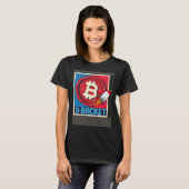 Bitcoin Hodler Bitcoin Rocket Course Explosion T-Shirt (Vorne ganz)