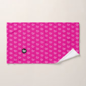 Bitcoin Hot Pink (Stil 2) Badhandtuch Set (Handtuch)