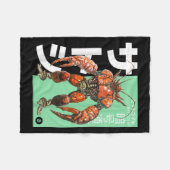 Bitcoin Hummer (btc Crypto Statement &amp; Anime Fleecedecke (Vorderseite (Horizontal))