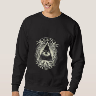 Bitcoin Illuminati Auge Kryptowährung Digital Curr Sweatshirt