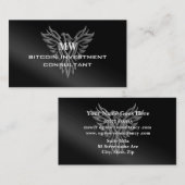 Bitcoin Investment Consultant, Adlerlogo Visitenkarte (Vorne/Hinten)