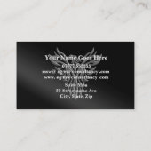 Bitcoin Investment Consultant, Adlerlogo Visitenkarte (Rückseite)