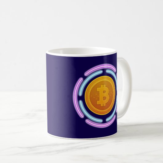 BITCOIN KAFFEETASSE (VorderseiteRechts)