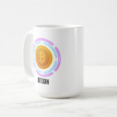 BITCOIN KAFFEETASSE (Vorderseite Links)