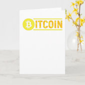 Bitcoin Karte (Gelbe Blume)