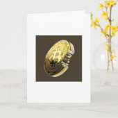 BITCOIN  KARTE (Gelbe Blume)