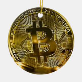 Bitcoin Keramik Ornament