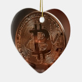 Bitcoin Keramik Ornament (Rechts)