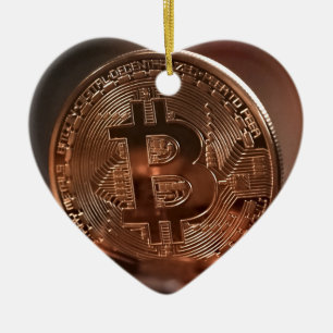 Bitcoin Keramik Ornament