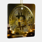 Bitcoin Keramikornament (Rechts)