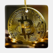 Bitcoin Keramikornament (Vorderseite)