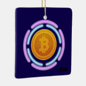 BITCOIN KERAMIKORNAMENT (Rechts)