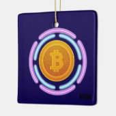BITCOIN KERAMIKORNAMENT (Links)