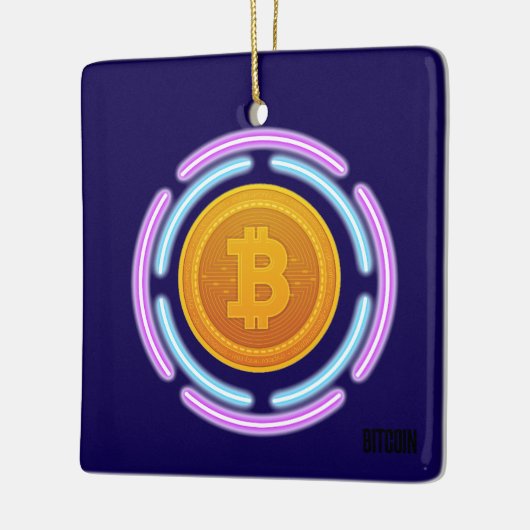 BITCOIN KERAMIKORNAMENT (Links)