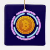 BITCOIN KERAMIKORNAMENT (Rückseite)