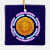 BITCOIN KERAMIKORNAMENT (Vorderseite)