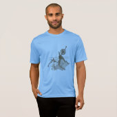 Bitcoin Kerzenwachstumsdiagramm T-Shirt (Vorne ganz)