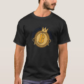 Bitcoin King Cryptocurrency Blockchain Crypto Bitc T-Shirt (Vorderseite)