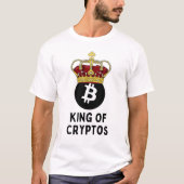 Bitcoin King of Cryptos T-Shirt (Vorderseite)