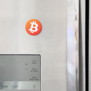 Bitcoin (Klassisches Orange) Magnet