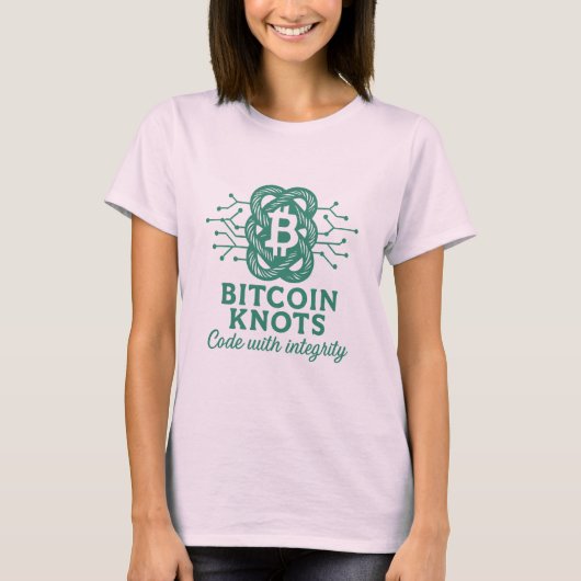 Bitcoin Knotens T - Shirt - "Code mit Integrität" (Vorderseite)
