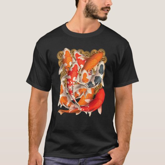 Bitcoin Koi Fischteich T-Shirt (Vorderseite)