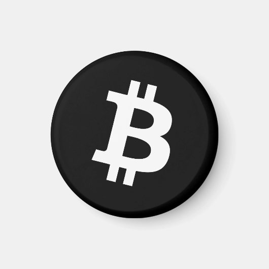 Bitcoin-Kreis-Magnet Magnet (Vorne)