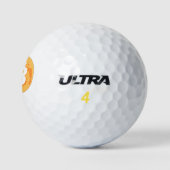 BITCOIN - Krypto Astronaut - zum Mond Golfball (Logo)