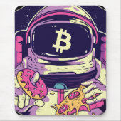 BITCOIN-Krypto-Astronautin Mousepad (Vorne)