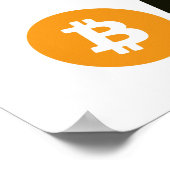 BITCOIN-Krypto-Astronautin Poster (Ecke)