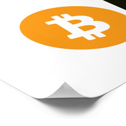 BITCOIN-Krypto-Astronautin Poster (Ecke)