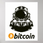 BITCOIN-Krypto-Astronautin Poster (Vorne)