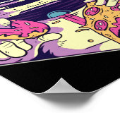 BITCOIN-Krypto-Astronautin Poster (Ecke)