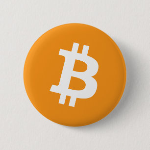 Bitcoin Kryptowährung Logo Button
