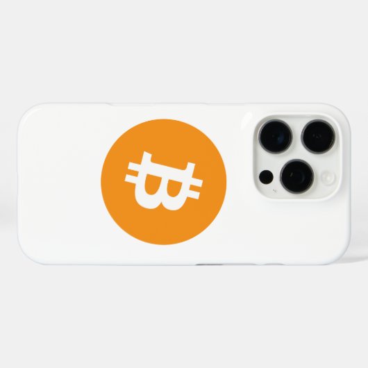 Bitcoin-Kryptowährung-Logo Case-Mate iPhone Hülle (Rückseite (Horizontal))