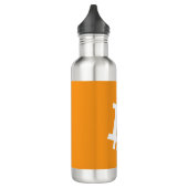 Bitcoin-Kryptowährung-Logo Edelstahlflasche (Links)