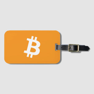 Bitcoin-Kryptowährung-Logo Gepäckanhänger