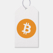 Bitcoin-Kryptowährung-Logo Geschenkanhänger (Vorderseite)