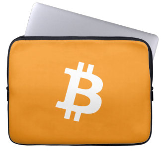 Bitcoin-Kryptowährung-Logo Laptopschutzhülle