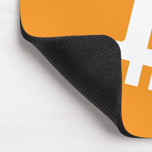 Bitcoin-Kryptowährung-Logo Mousepad (Ecke)