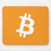 Bitcoin-Kryptowährung-Logo Mousepad (Vorne)
