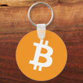 Bitcoin-Kryptowährung-Logo Schlüsselanhänger (Vorderseite)