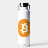 Bitcoin-Kryptowährung-Logo Trinkflasche (Vorne)