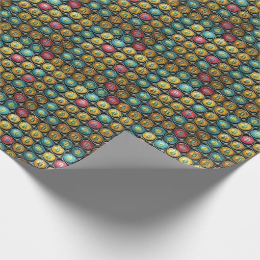 Bitcoin Kryptowährungs-Geschenkartikel Geschenkpapier (Ecke)