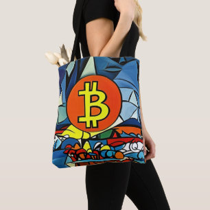Bitcoin-Kunst Tasche