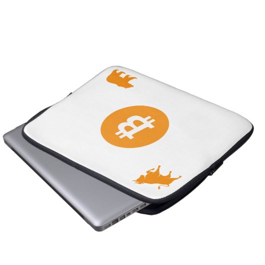 Bitcoin Laptop Case (Vorne Knopf)