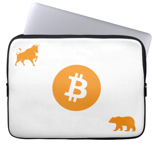 Bitcoin Laptop Case (Vorderseite)