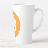 Bitcoin-Latte-Tasse Milchtasse (Rechts)