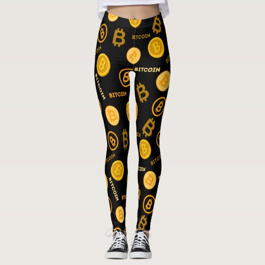 Bitcoin  leggings (Vorderseite)