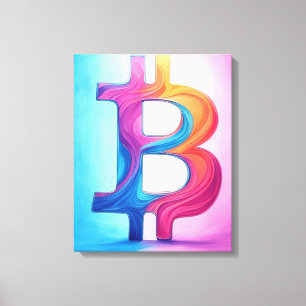Bitcoin Leinwanddruck